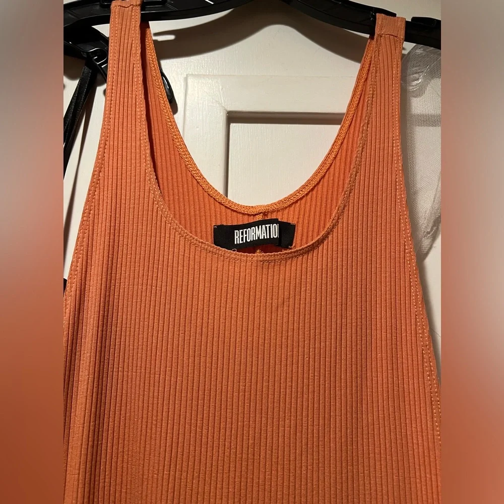 NWOt Reformation Diletta dress in Salmon S - Picture 2 of 2